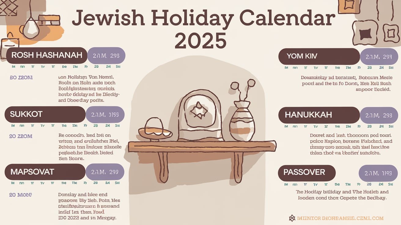 jewish holidays 2025