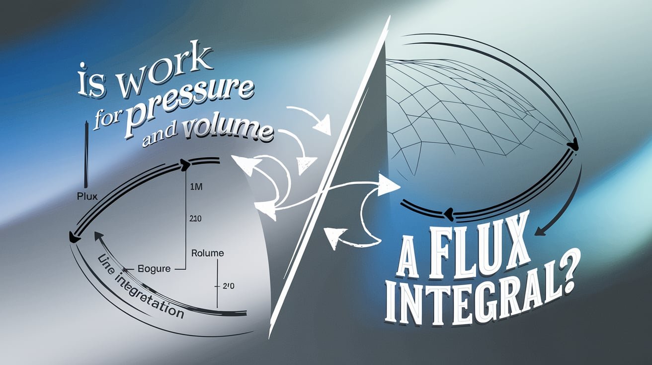 is work for pressure and volume a flux integral