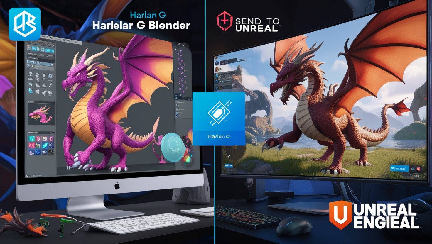 Harlan G Blender to Unreal
